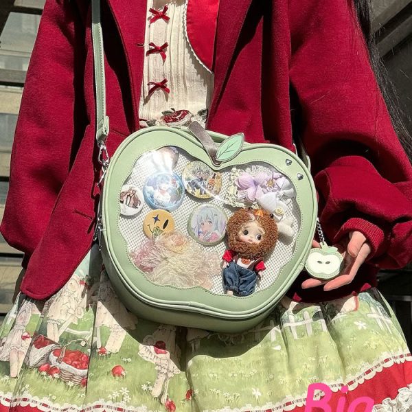 Apple Ita Bag with Included Insert for Pin Display — ita bag insert detail view