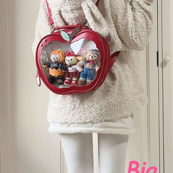 Apple Ita Bag with Included Insert for Pin Display — ita bag insert detail view