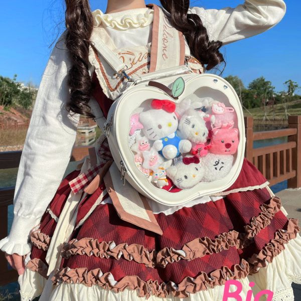 Apple Ita Bag with Included Insert for Pin Display — ita bag insert detail view