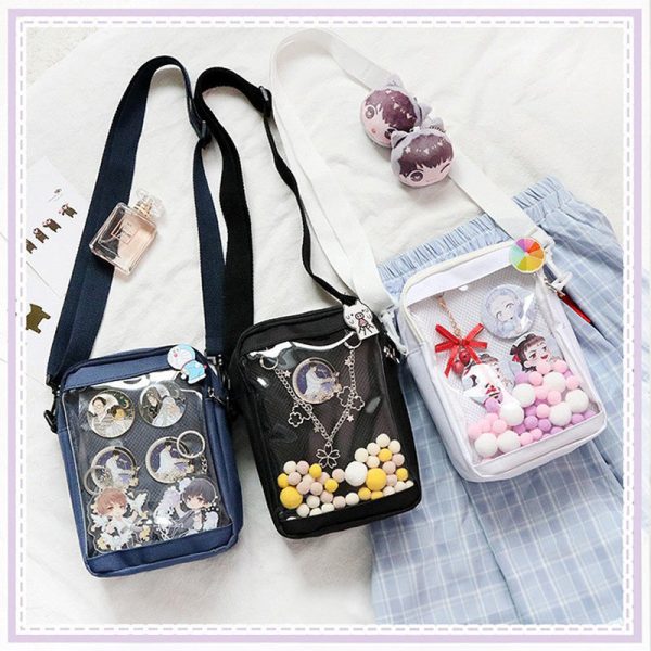 Bag Charm Keychain for Ita Bags — ita bag accessory with clear display window