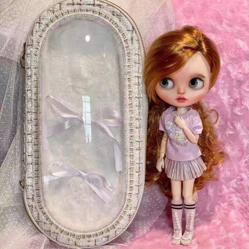 Bag with Clear Window for Plushies and Pins Bag with Clear Window for Plushies and Pins — ita bag detail view