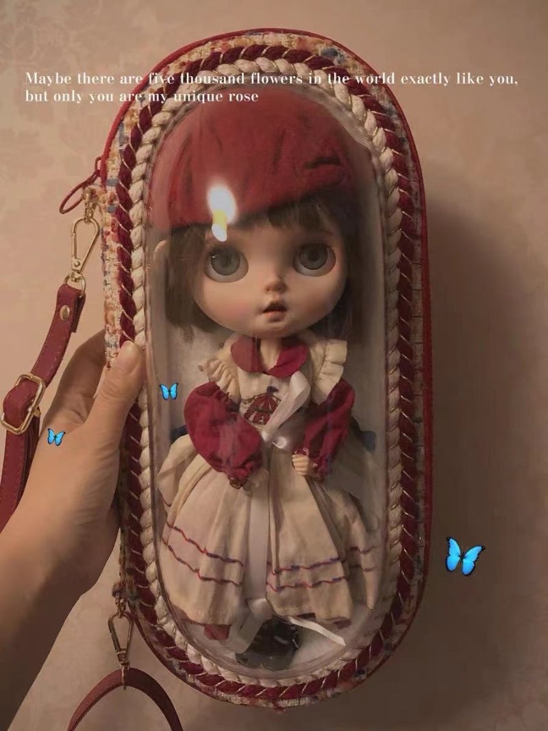 Bag with Clear Window for Plushies and Pins Bag with Clear Window for Plushies and Pins — ita bag detail view