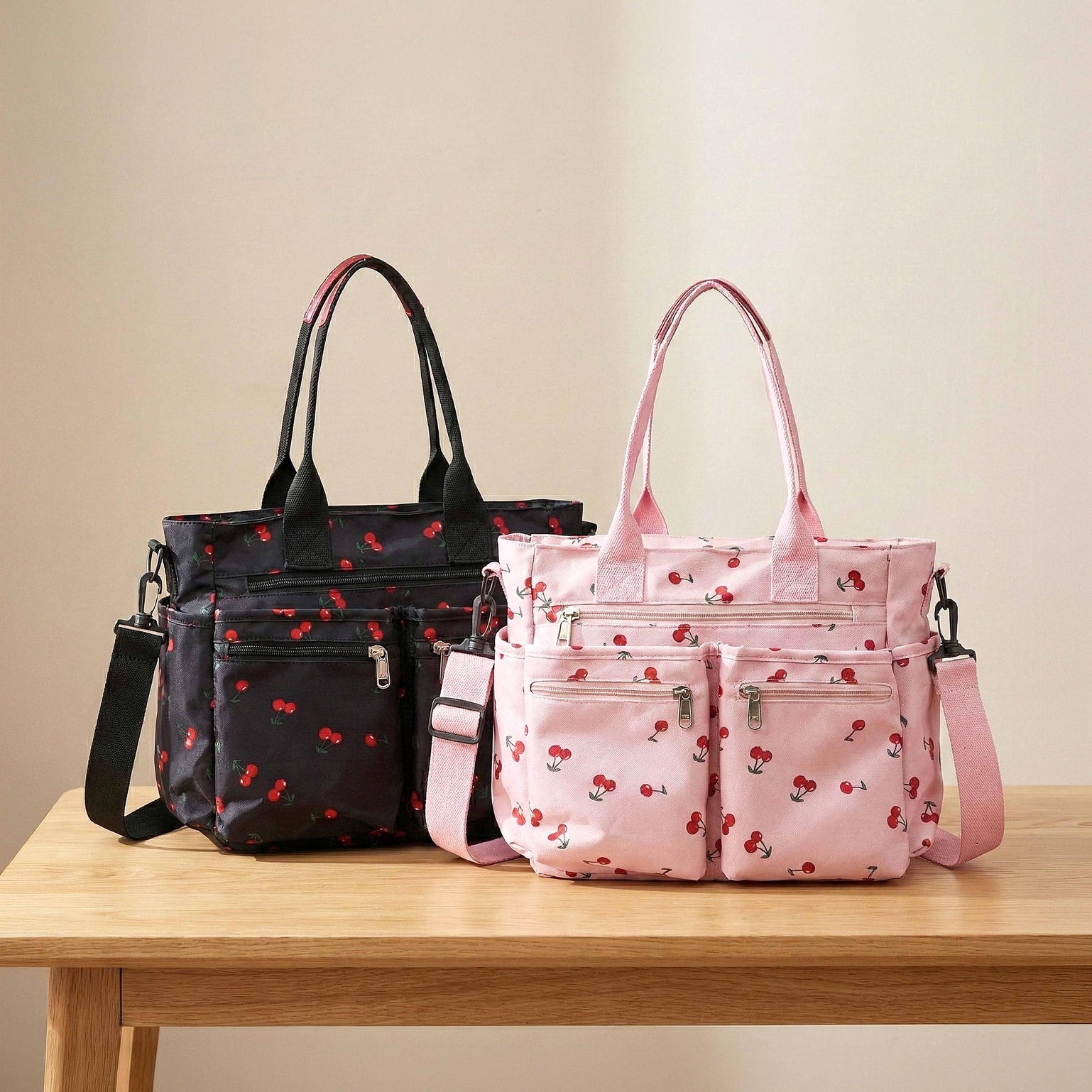 Black Cherry Messenger Bag for Pin Display