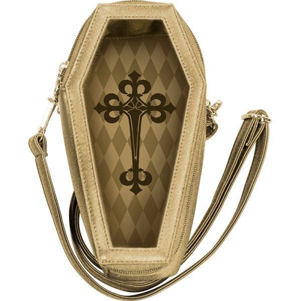 Black Ita Bag with Clear Window for Pin Display — ita bag detail view