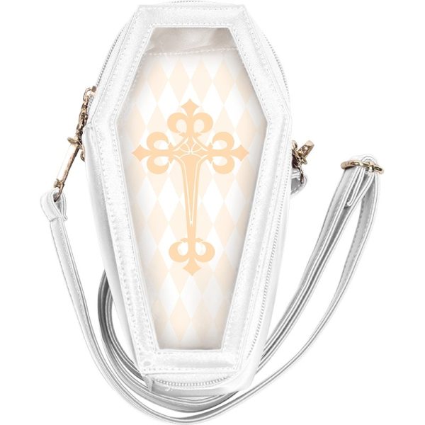 Black Ita Bag with Clear Window for Pin Display — ita bag detail view