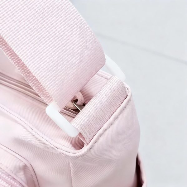 Black Kawaii Y2K Convertible Ita Bag for Pin Display — ita bag detail view