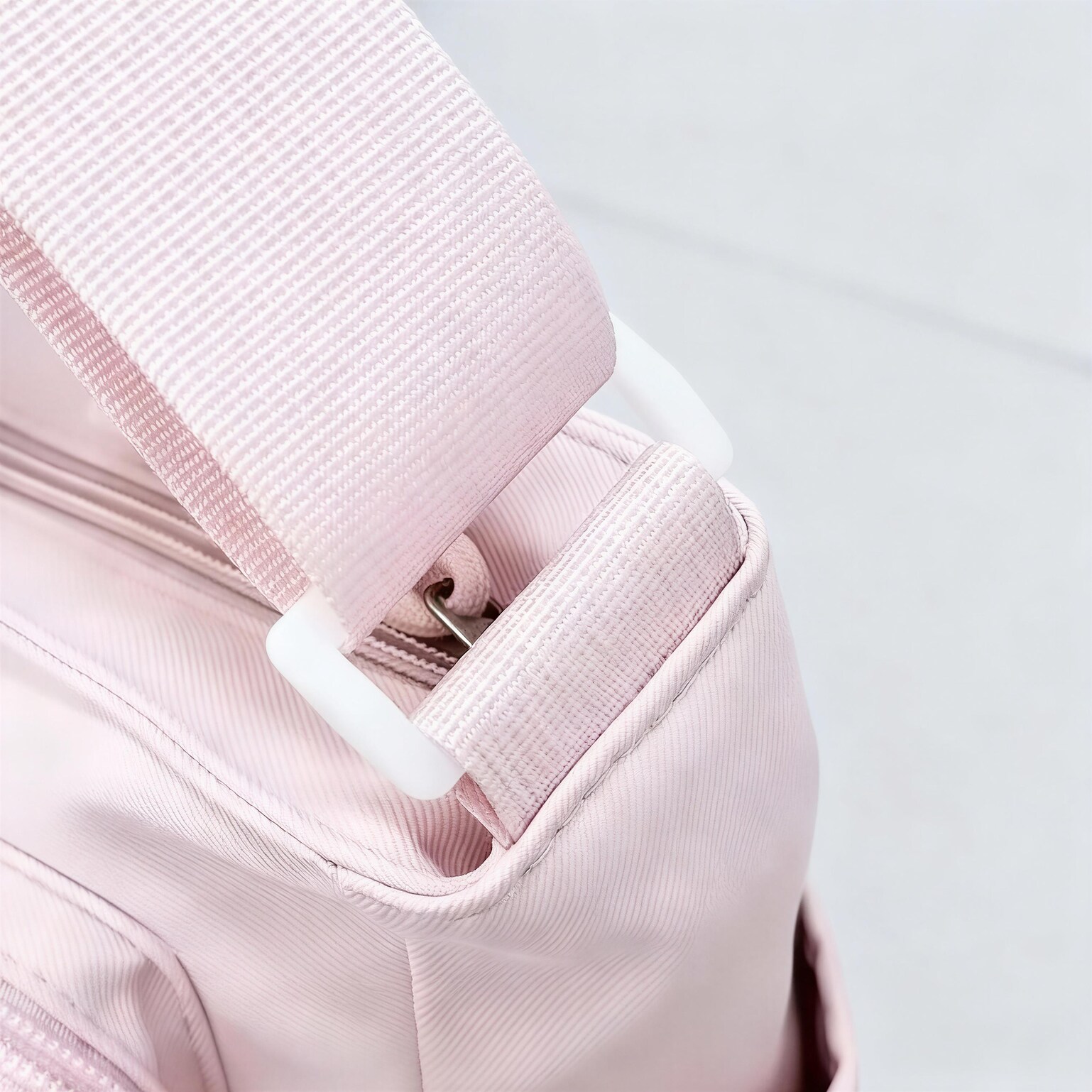 Black Kawaii Y2K Convertible Ita Bag for Pin Display Black Kawaii Y2K Convertible Ita Bag for Pin Display — ita bag detail view