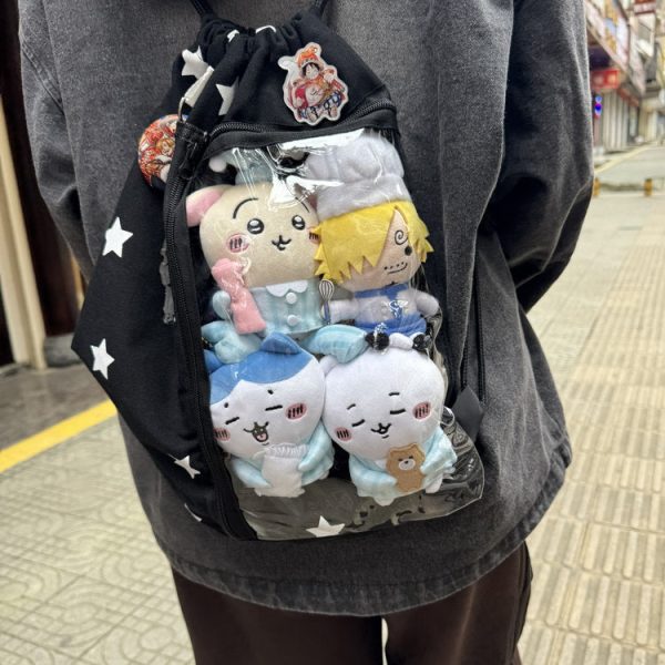 Black Ring Canvas — ita bag detail view