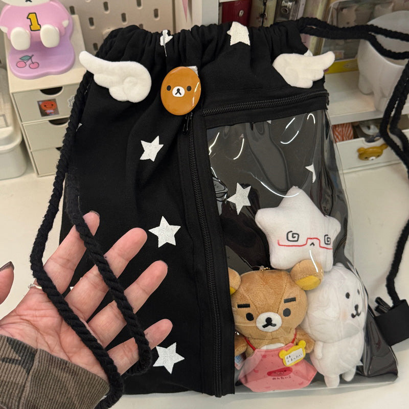 Black Ring Canvas Black Ring Canvas — ita bag detail view