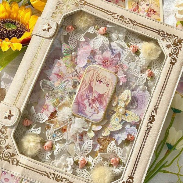 Book Convertible Ita Bag for Plushies and Pins — ita bag insert with clear display window