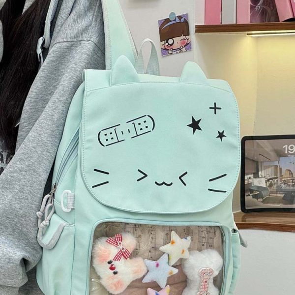 Cat Ita Backpack for Pin Display — ita backpack detail view