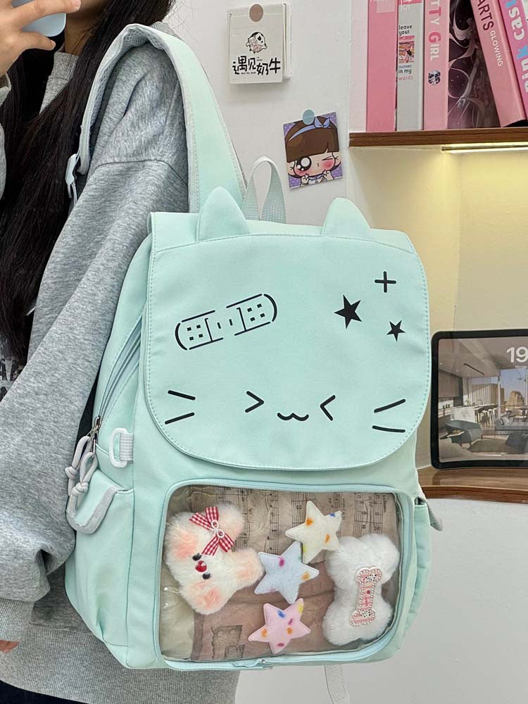 Cat Ita Backpack for Pin Display Cat Ita Backpack for Pin Display — ita backpack detail view