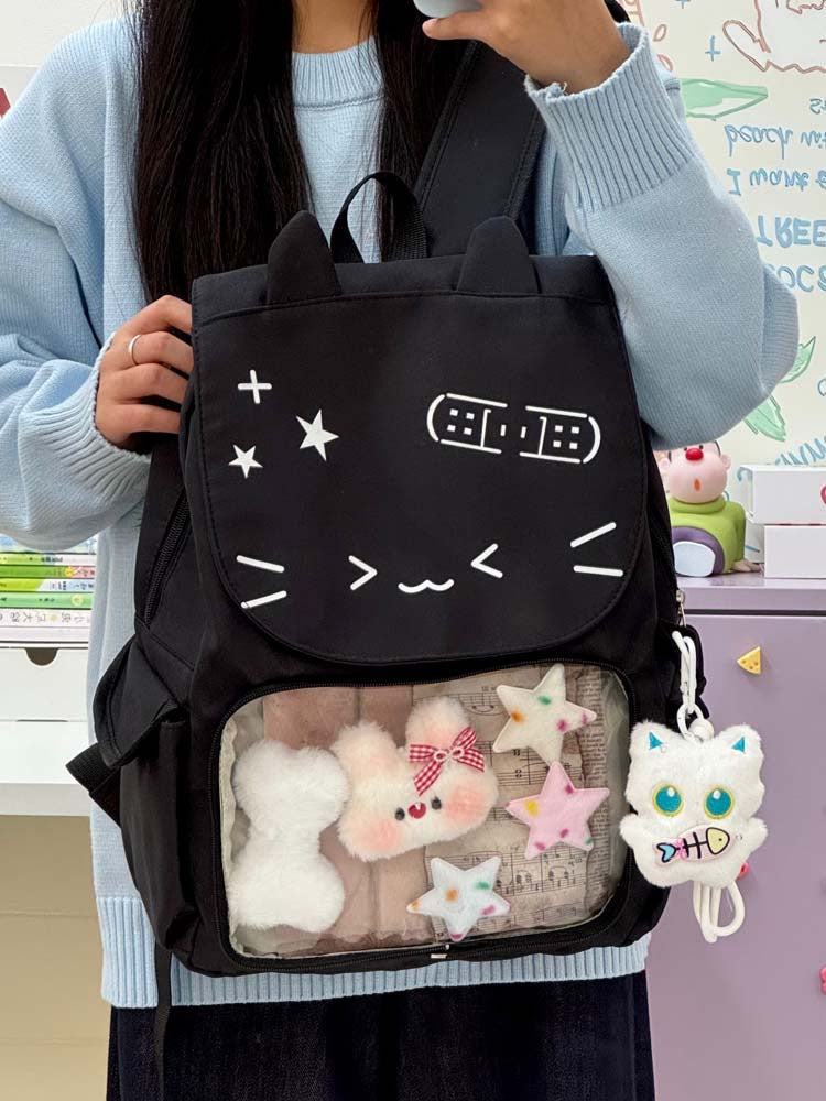 Cat Ita Backpack for Pin Display Cat Ita Backpack for Pin Display — ita backpack detail view