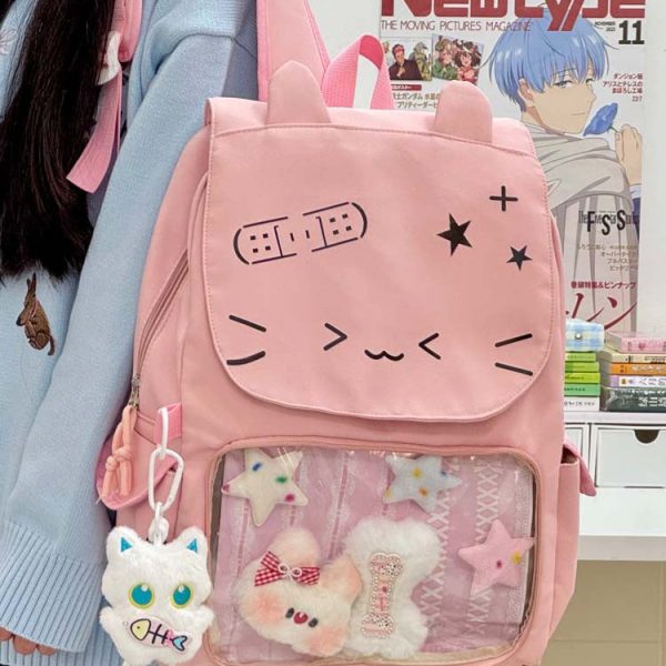 Cat Ita Backpack for Pin Display — ita backpack detail view