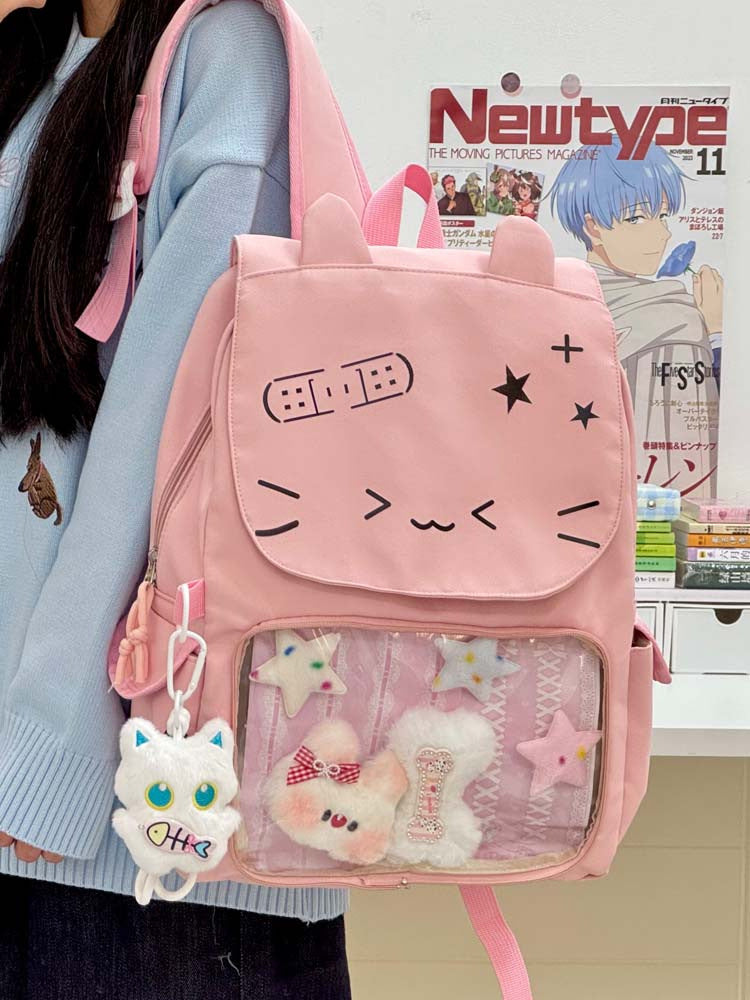 Cat Ita Backpack for Pin Display Cat Ita Backpack for Pin Display — ita backpack detail view