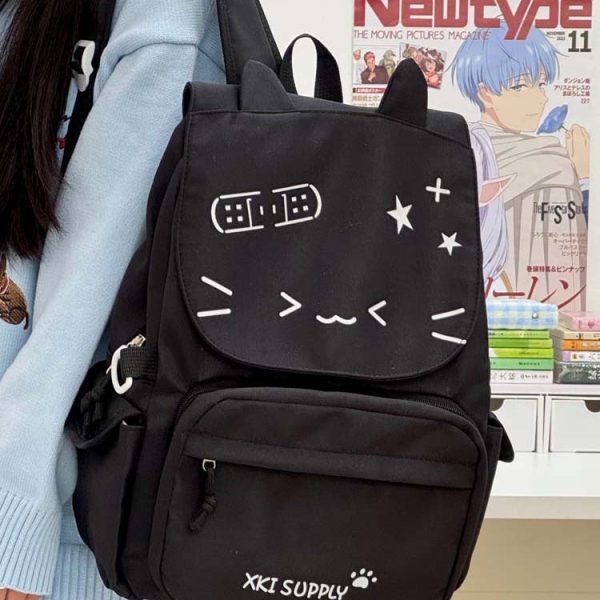 Cat Ita Backpack for Pin Display — ita backpack with clear display window