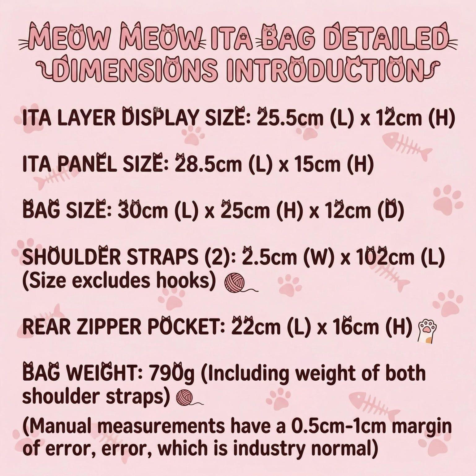 Cat Ita Crossbody Bag with Clear Window for Plushies and Pins Cat Ita Crossbody Bag with Clear Window for Plushies and Pins — crossbody ita bag detail view
