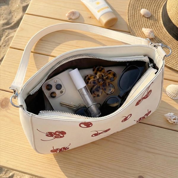Cherry Shoulder Bag — crossbody ita bag detail view
