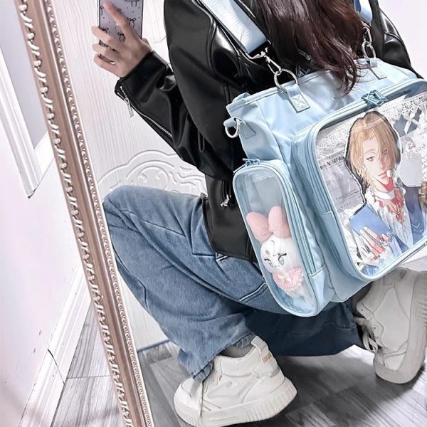 Convertible Ita Bag for Pin Display — ita bag detail view