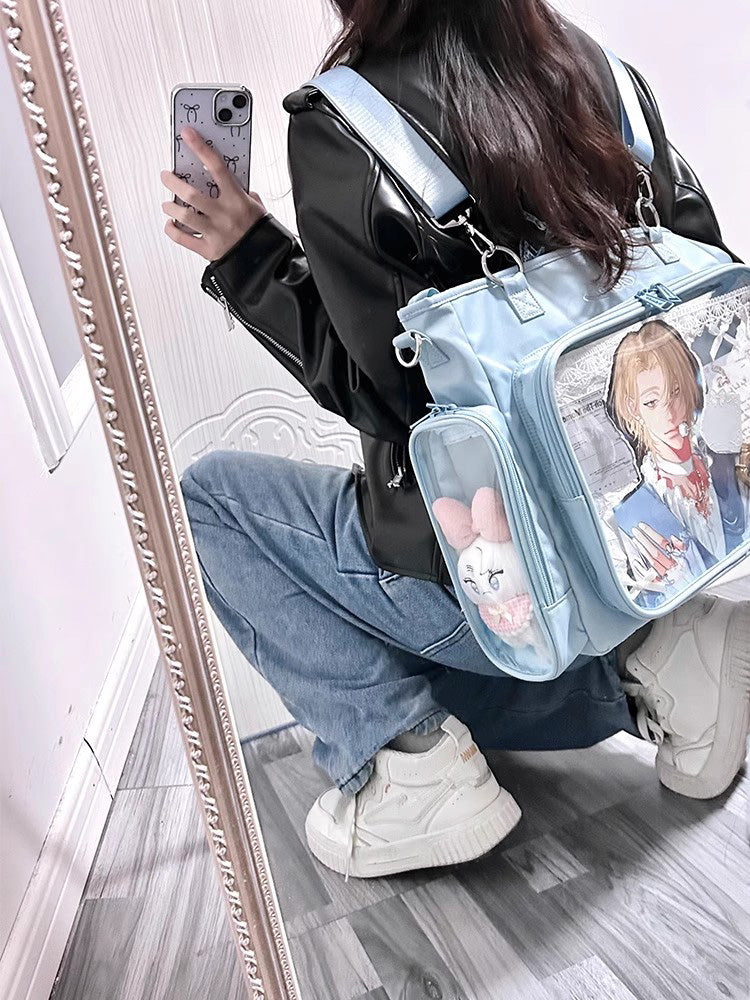 Convertible Ita Bag for Pin Display Convertible Ita Bag for Pin Display — ita bag detail view