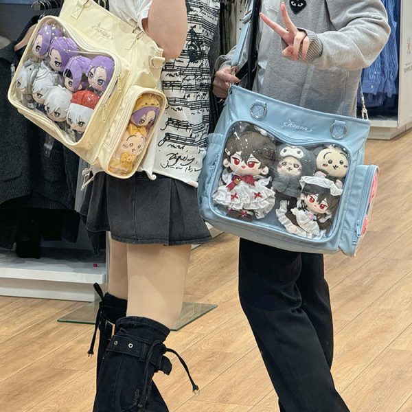Convertible Ita Bag for Pin Display — ita bag detail view