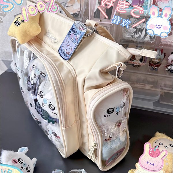 Convertible Ita Bag for Pin Display — ita bag detail view