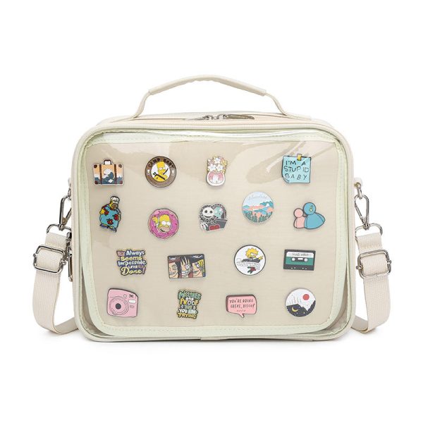 Convertible Ita Bag for Plushies and Pins — ita bag insert with clear display window