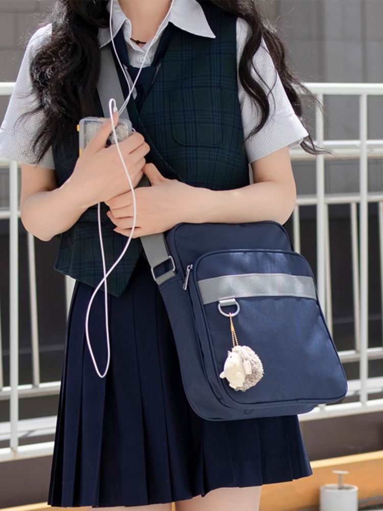 Crossbody Bag for Plushies and Pins Crossbody Bag for Plushies and Pins — crossbody ita bag detail view