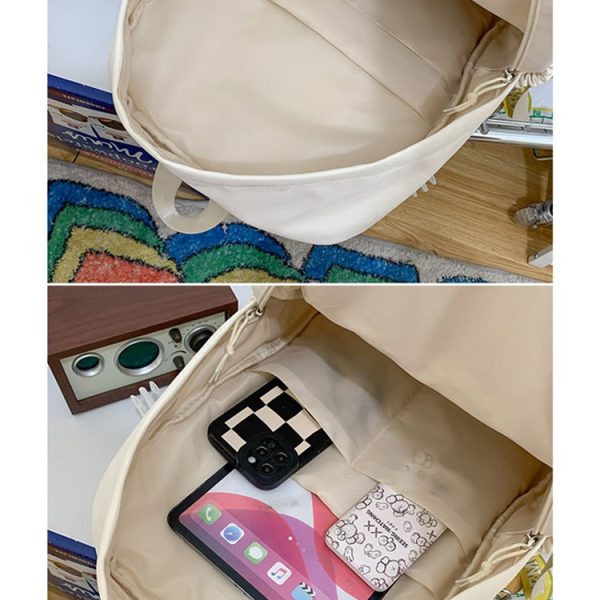 Ita Backpack with Clear Window and Included Insert for Pin Display — ita backpack detail view