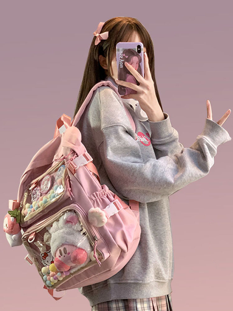 Ita Backpack with Clear Window and Included Insert for Pin Display Ita Backpack with Clear Window and Included Insert for Pin Display — ita backpack with clear display window