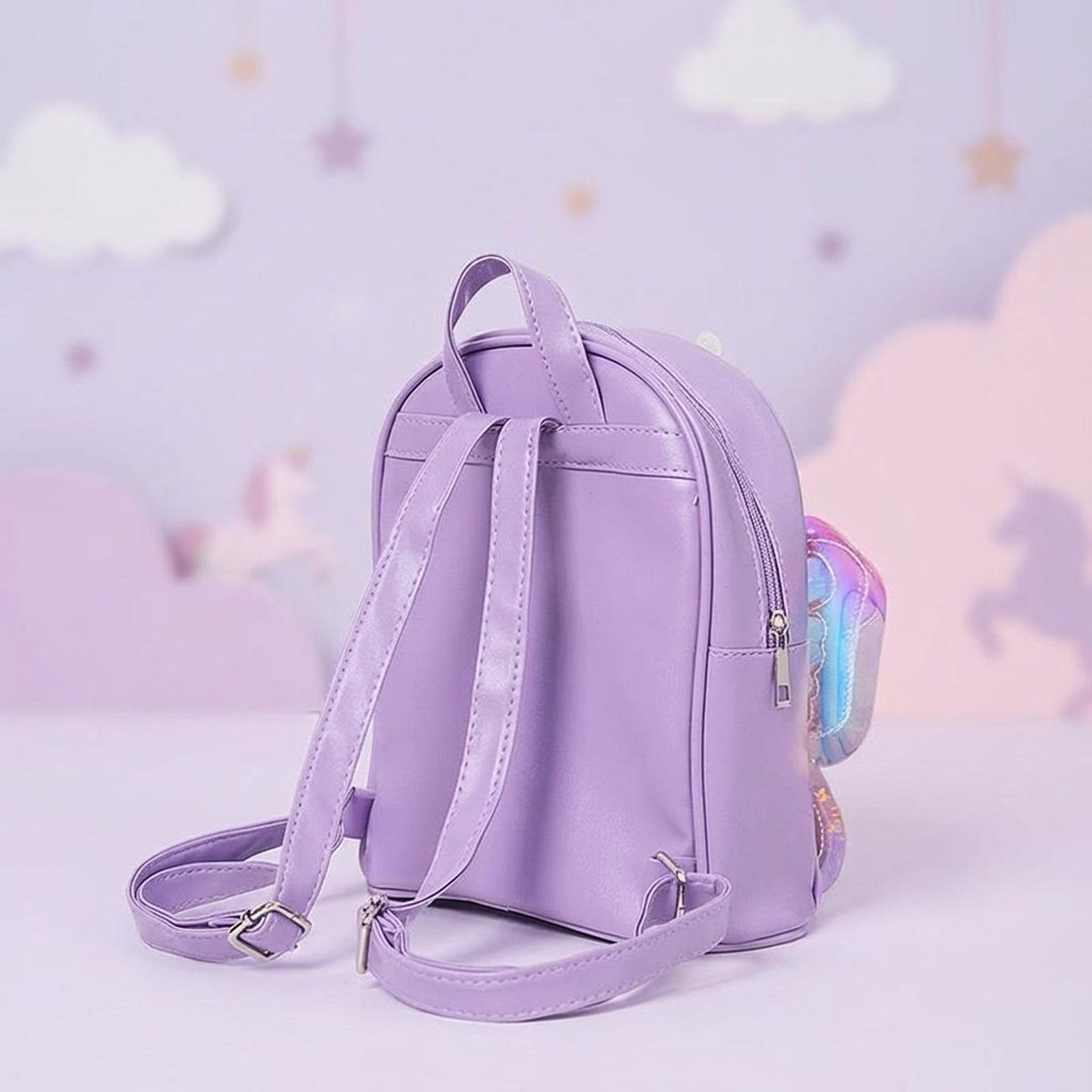 Ita Backpack with Clear Window for Photocards and Pins Ita Backpack with Clear Window for Photocards and Pins — ita backpack detail view