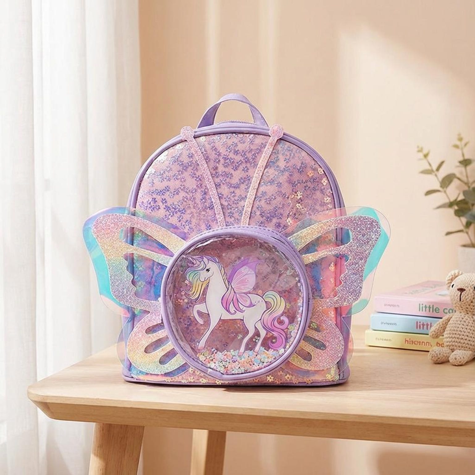 Ita Backpack with Clear Window for Photocards and Pins Ita Backpack with Clear Window for Photocards and Pins — ita backpack detail view