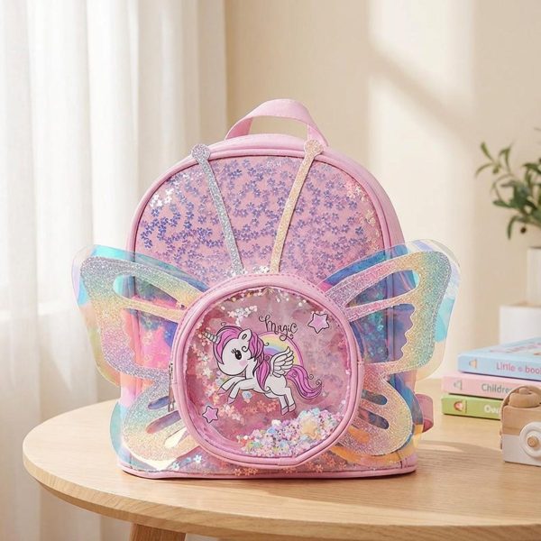 Ita Backpack with Clear Window for Photocards and Pins — ita backpack detail view