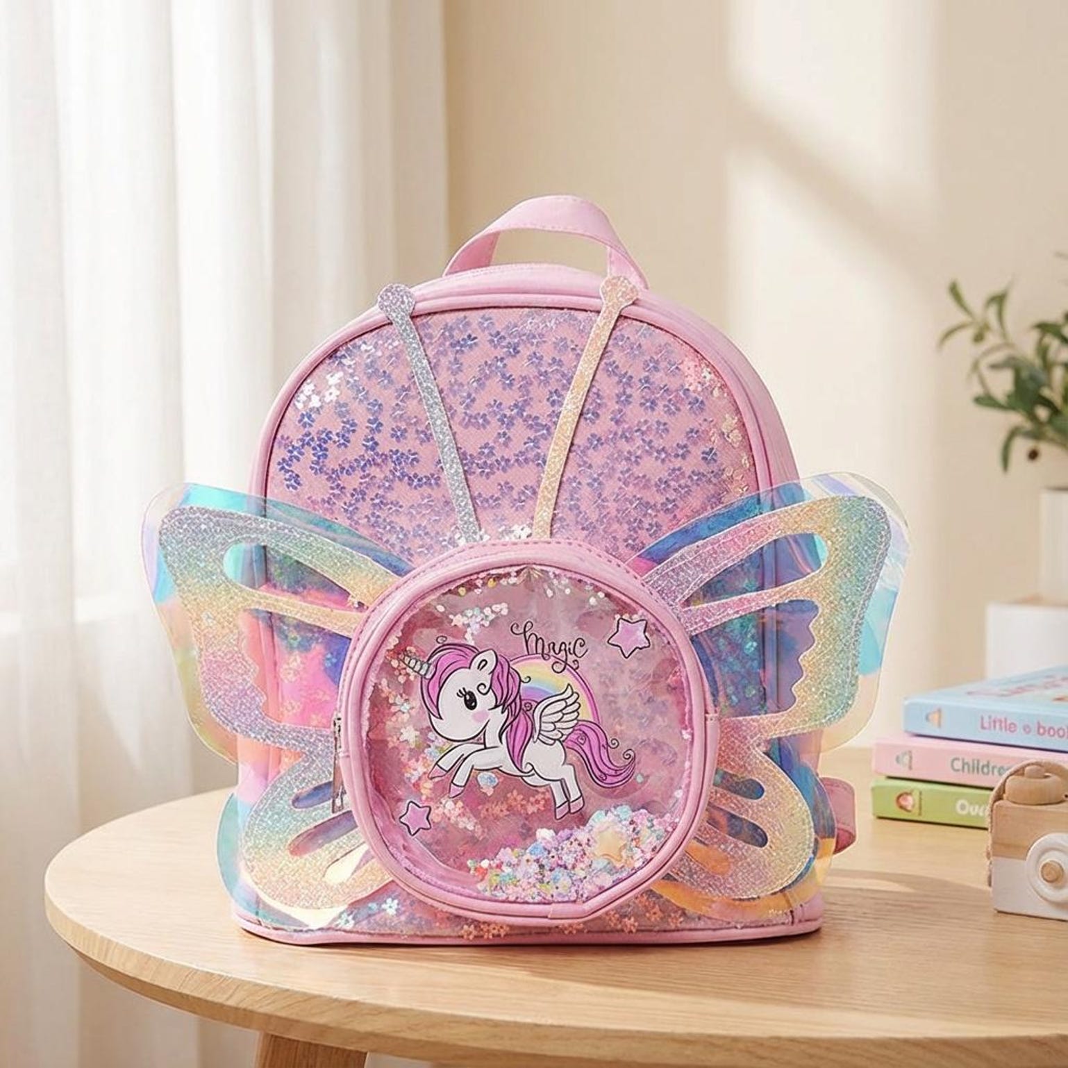 Ita Backpack with Clear Window for Photocards and Pins Ita Backpack with Clear Window for Photocards and Pins — ita backpack detail view