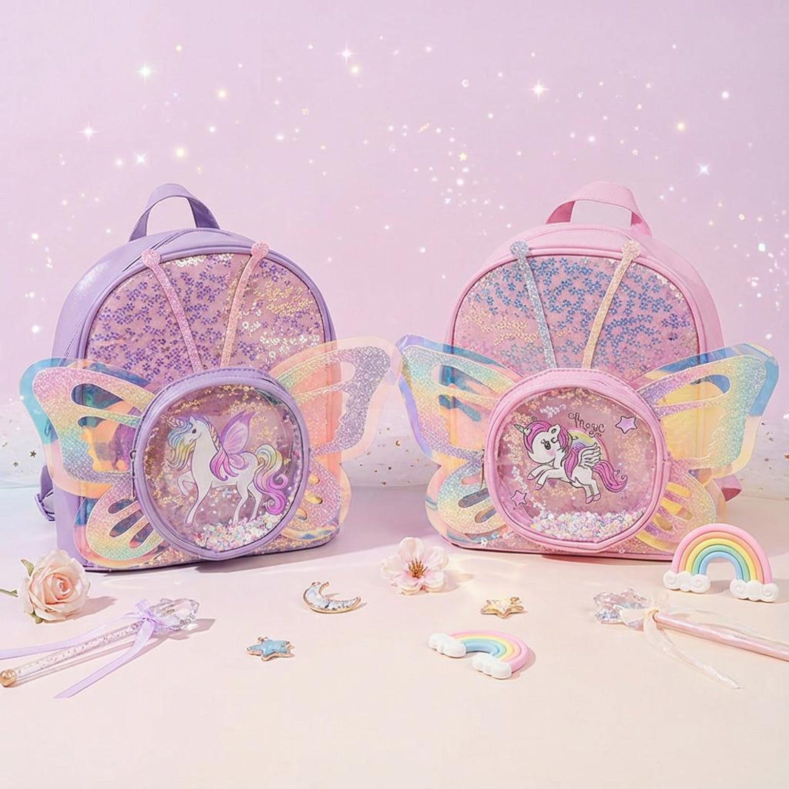 Ita Backpack with Clear Window for Photocards and Pins Ita Backpack with Clear Window for Photocards and Pins — ita backpack detail view