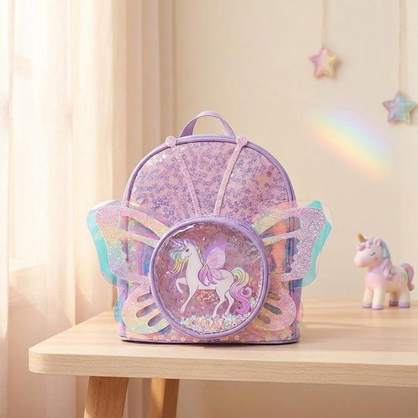 Ita Backpack with Clear Window for Photocards and Pins — ita backpack detail view
