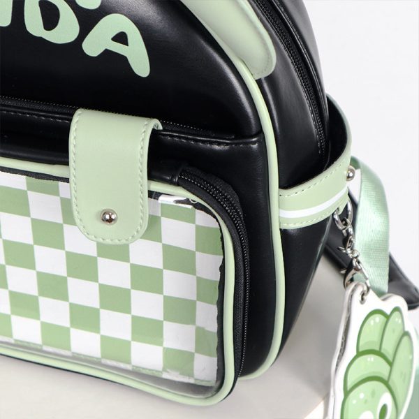 Ita Backpack with Clear Window for Pin Display — ita backpack detail view