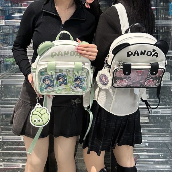 Ita Backpack with Clear Window for Pin Display — ita backpack detail view