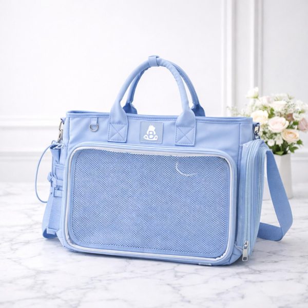 Ita Backpack with Clear Window for Plushies and Pins — ita backpack detail view