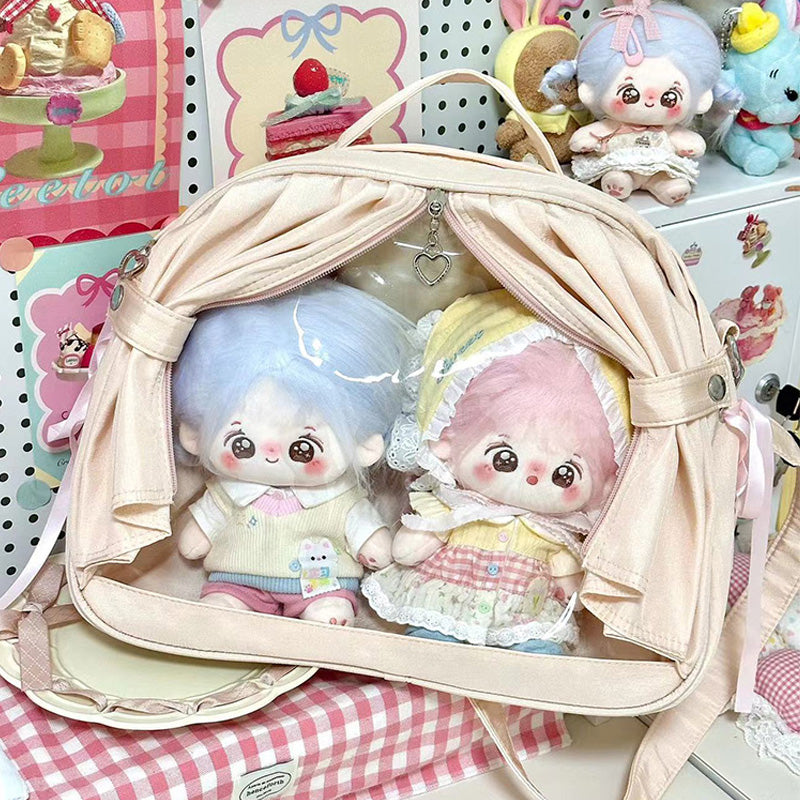 Ita Backpack with Clear Window for Plushies and Pins Ita Backpack with Clear Window for Plushies and Pins — ita backpack with clear display window