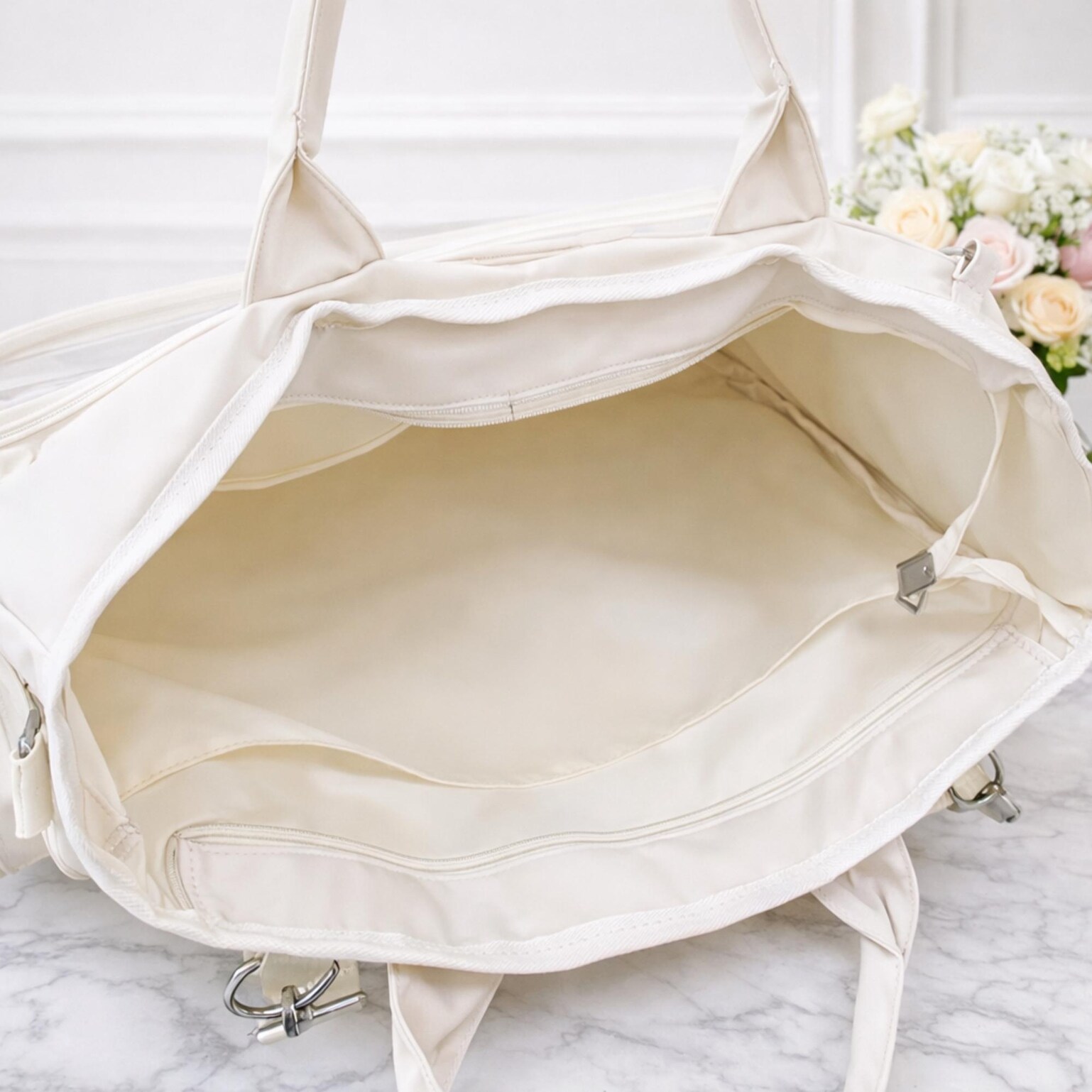 Ita Backpack with Clear Window for Plushies and Pins Ita Backpack with Clear Window for Plushies and Pins — ita backpack detail view