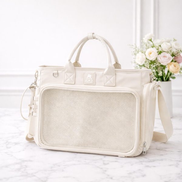 Ita Backpack with Clear Window for Plushies and Pins — ita backpack detail view