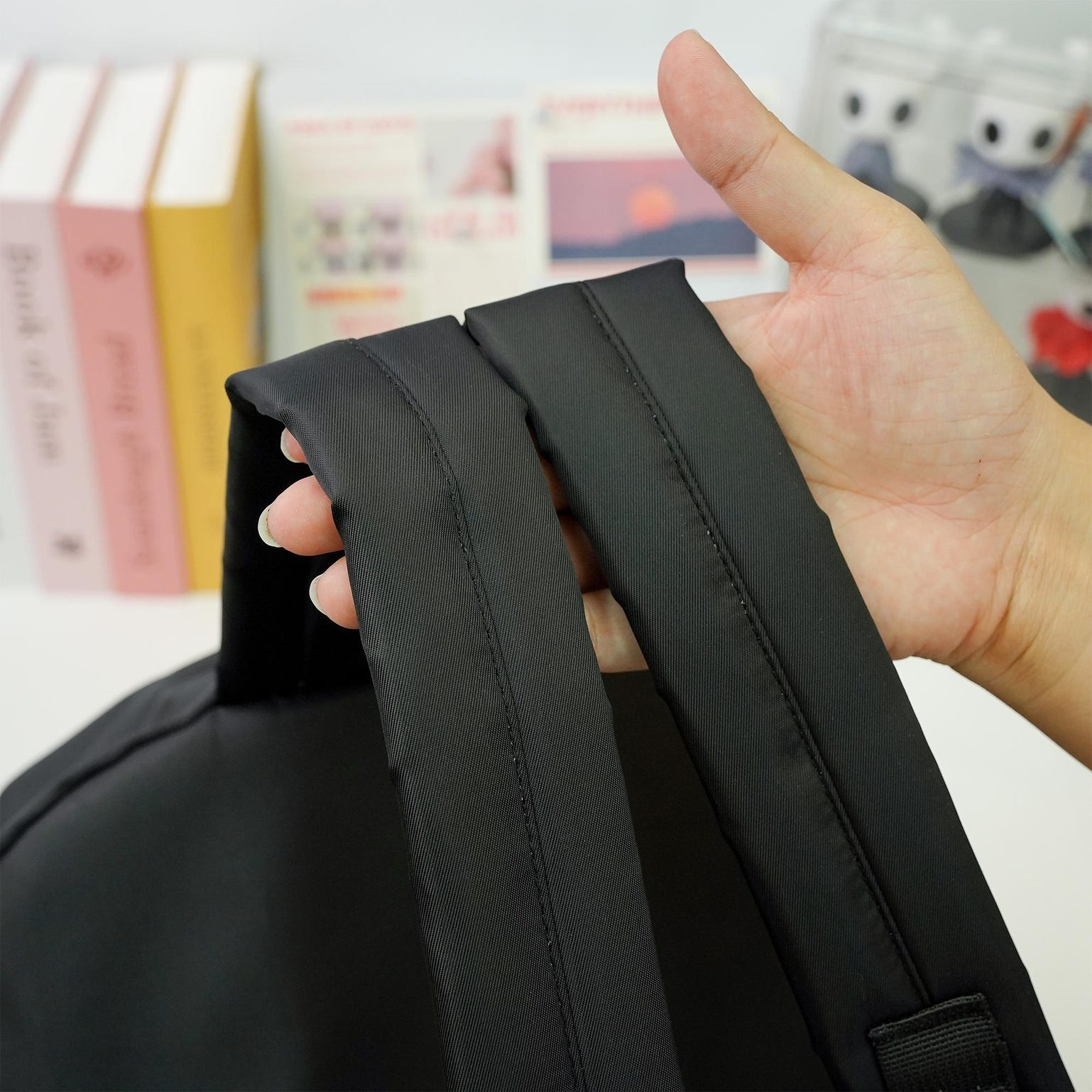 Ita Backpack with Clear Window for Plushies and Pins Ita Backpack with Clear Window for Plushies and Pins — ita backpack detail view