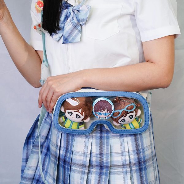 Ita Backpack with Clear Window for Plushies and Pins — ita backpack detail view