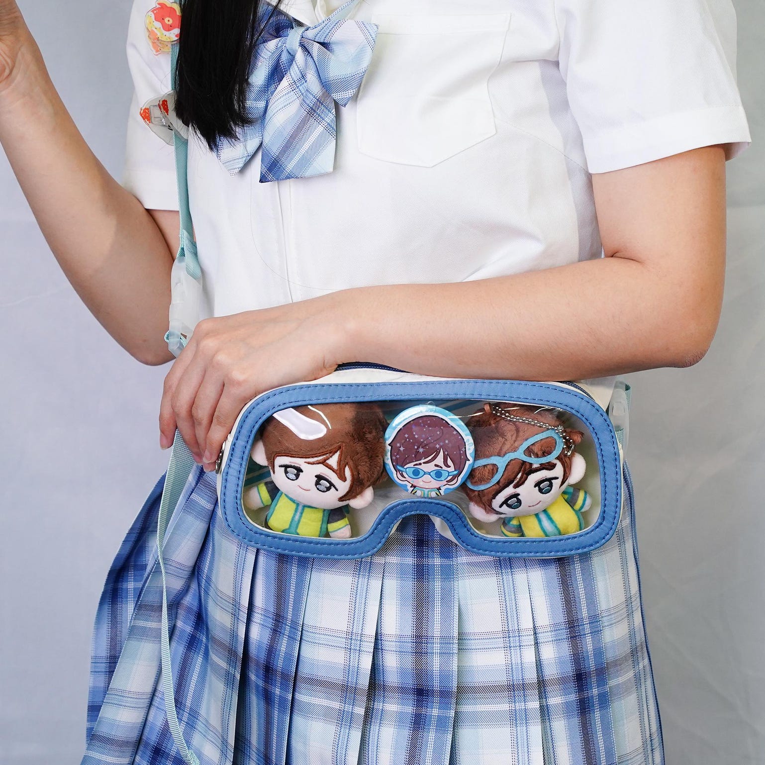 Ita Backpack with Clear Window for Plushies and Pins Ita Backpack with Clear Window for Plushies and Pins — ita backpack detail view