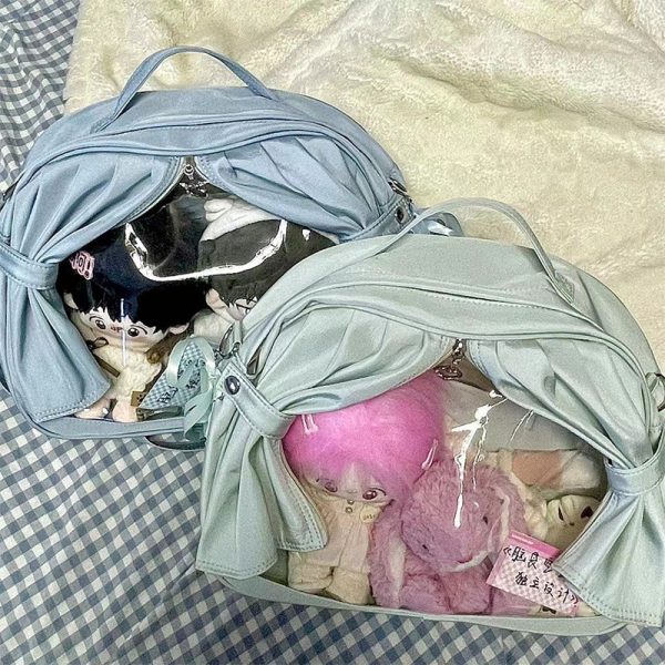 Ita Backpack with Clear Window for Plushies and Pins — ita backpack detail view