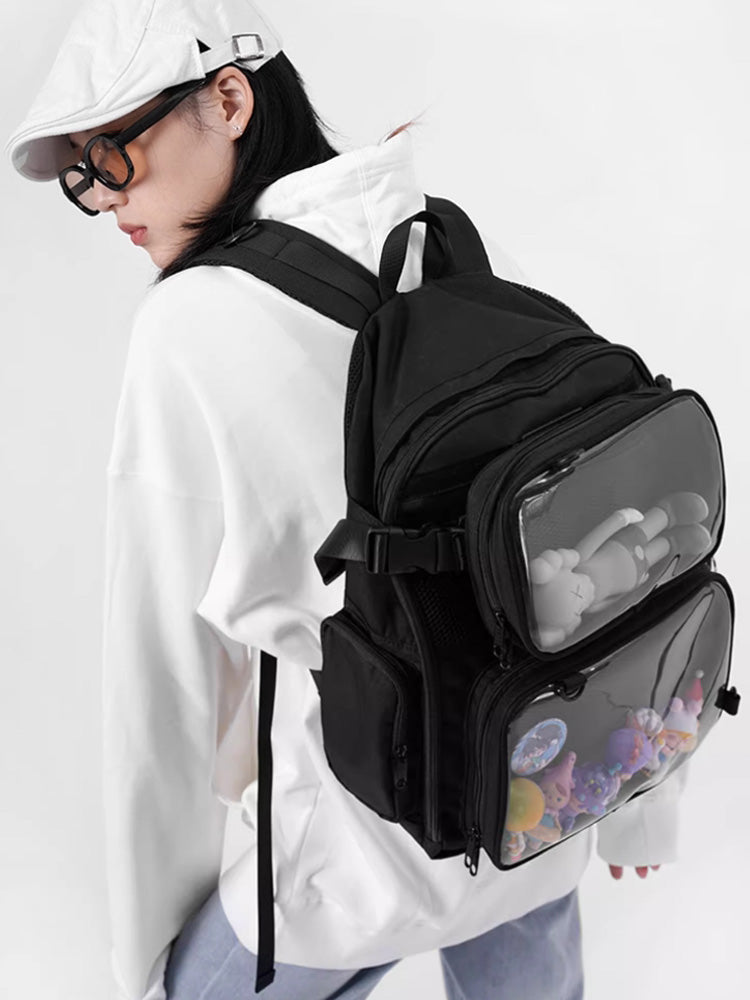 Ita Backpack with Included Insert for Pin Display Ita Backpack with Included Insert for Pin Display — ita backpack detail view