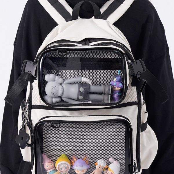 Ita Backpack with Included Insert for Pin Display — ita backpack detail view