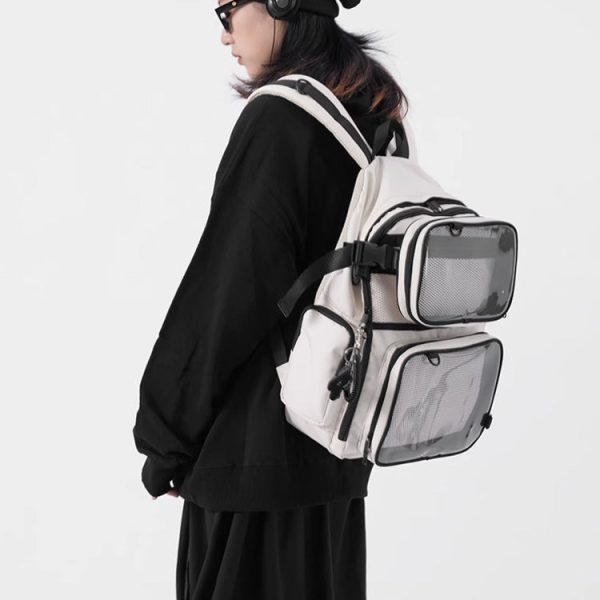 Ita Backpack with Included Insert for Pin Display — ita backpack detail view