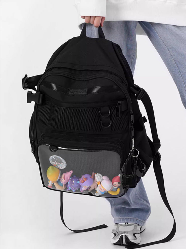 Ita Backpack with Included Insert for Pin Display Ita Backpack with Included Insert for Pin Display — ita backpack detail view